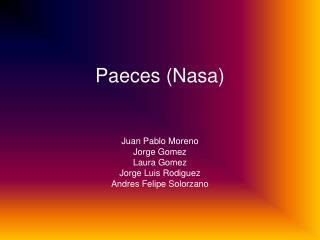 Paeces (Nasa)