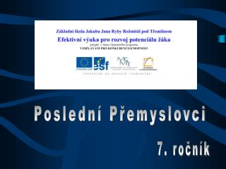 Poslední Přemyslovci