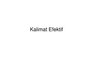 Kalimat Efektif