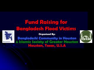 Fund Raising for Bangladesh Flood Victims