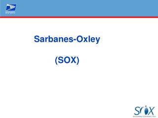 Sarbanes-Oxley (SOX)