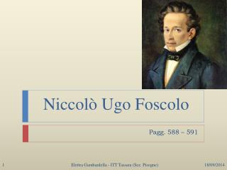 Niccolò Ugo Foscolo