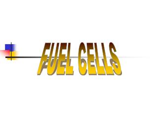 FUEL CELLS