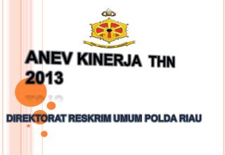 ANEV KINERJA THN 2013