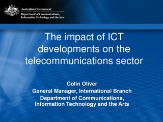 The impact of ICT developments on the telecommunications sector