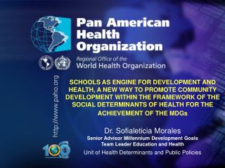 PAN AMERICAN HEALTH ORGANIZATION Pan American Sanitary Bureau, Regional Office of the