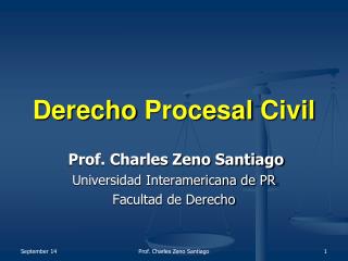 Derecho Procesal Civil