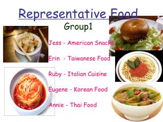 Representative Food Group1