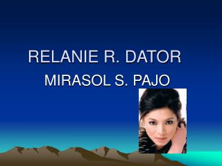 RELANIE R. DATOR