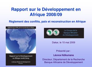 Rapport sur le Développement en Afrique 2008/09