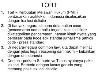 TORT