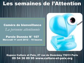 Les semaines de l’Attention