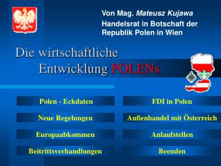 Die wirtschaftliche Entwicklung POLENs