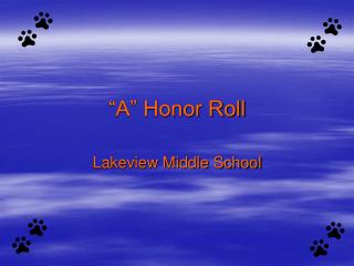 “A” Honor Roll