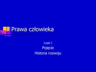 Prawa człowieka