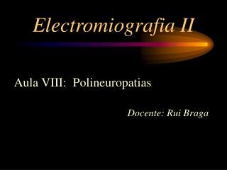 Electromiografia II