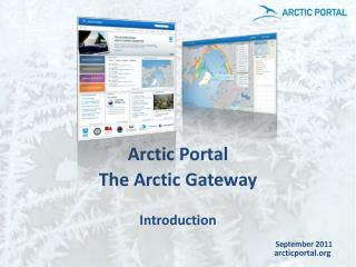 Arctic Portal The Arctic Gateway