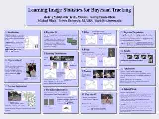Learning Image Statistics for Bayesian Tracking