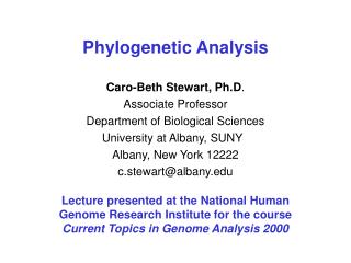 Phylogenetic Analysis