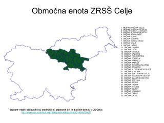 Območna enota ZRSŠ Celje