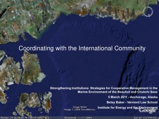Coordinating with the International Community
