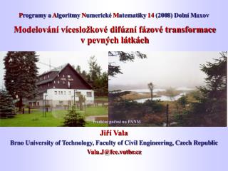 Modelování vícesložkové difúzní fázové transformace v pevných látkách