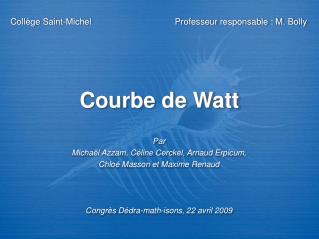Courbe de Watt