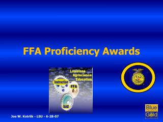FFA Proficiency Awards