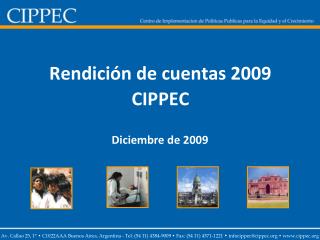 Rendición de cuentas 2009 CIPPEC