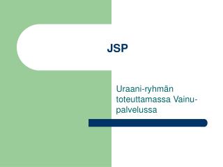 JSP