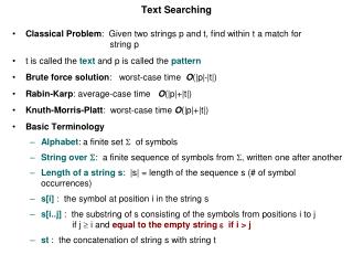Text Searching