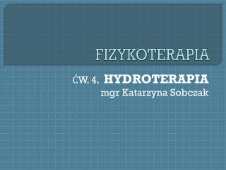 FIZYKOTERAPIA