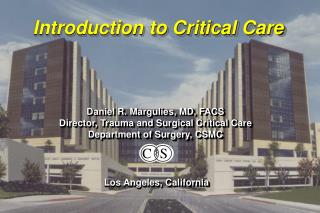 Introduction to Critical Care