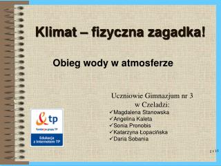 Klimat – fizyczna zagadka!