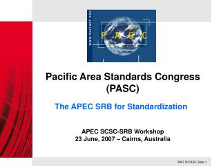 Pacific Area Standards Congress (PASC)