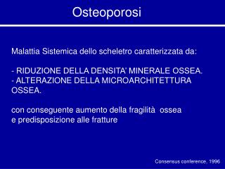 Osteoporosi