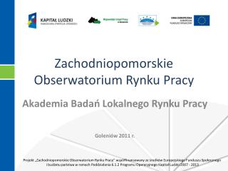 Zachodniopomorskie Obserwatorium Rynku Pracy