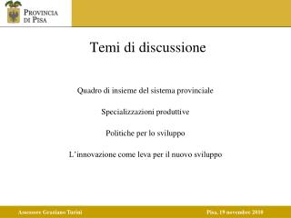 Temi di discussione