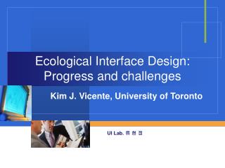 Ecological Interface Design: Progress and challenges
