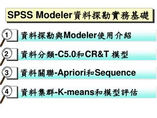 資料探勘與 Modeler 使用介紹