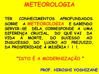 METEOROLOGIA