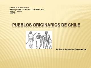 PUEBLOS ORIGINARIOS DE CHILE