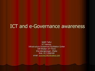 ICT and e-Governance awareness