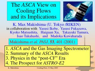 The ASCA View on Cooling Flows and its Implications