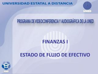 FINANZAS I ESTADO DE FLUJO DE EFECTIVO