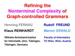 Refining the Nonterminal Complexity of Graph-controlled Grammars
