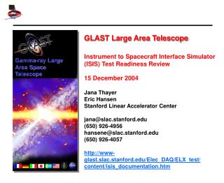 GLAST Large Area Telescope