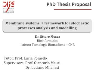 PhD Thesis Proposal