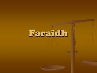 Faraidh
