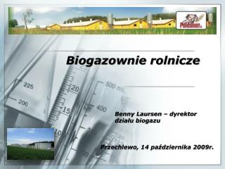 Biogazownie rolnicze